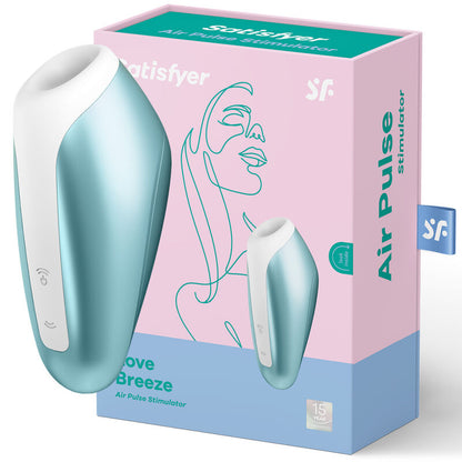 SATISFYER - LOVE BREEZE SUCCIONADOR BLEU GLACE - Sensualia