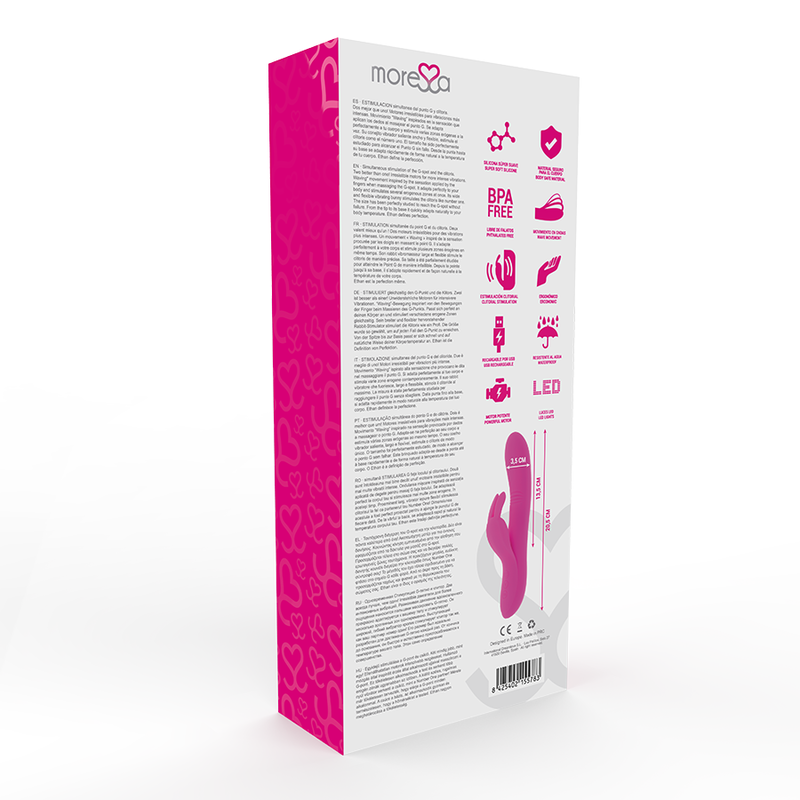 MORESSA - ETHAN RECHARGEABLE EN SILICONE PREMIUM - Sensualia