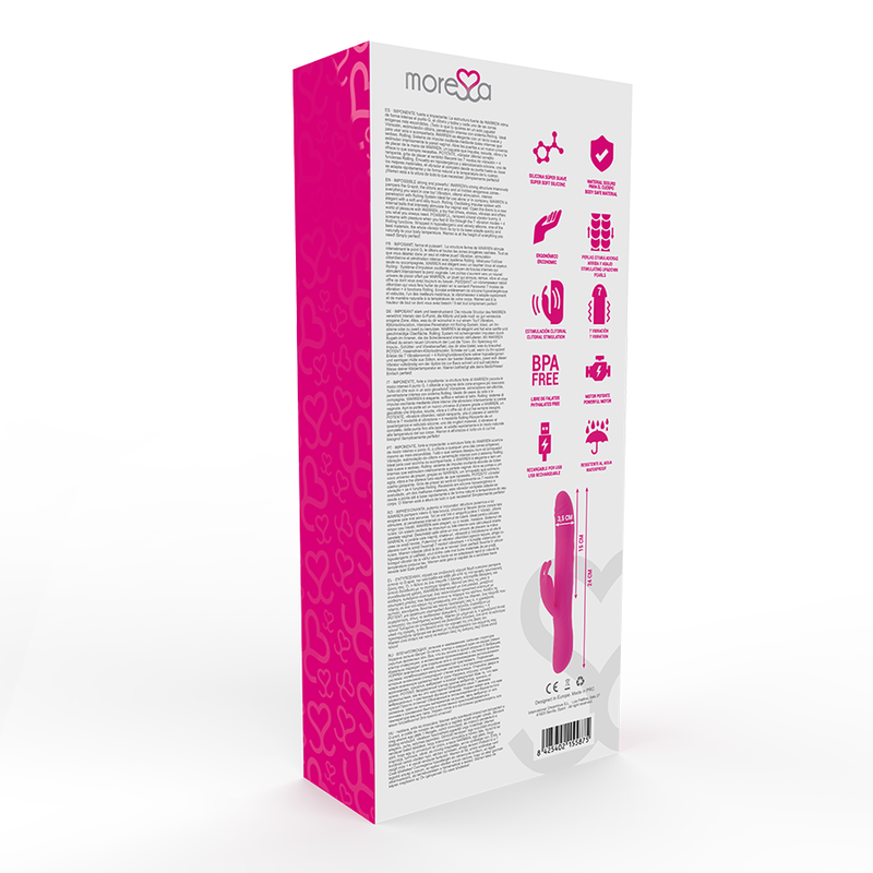 MORESSA - SILICONE RECHARGEABLE DE QUALITÉ SUPÉRIEURE WARREN - Sensualia