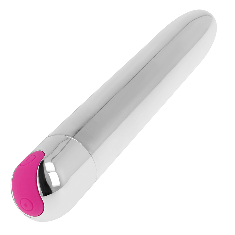 OHMAMA - VIBRATEUR ARGENT RECHARGEABLE 10 MODES 18,5 CM OHMAMA VIBRATORS