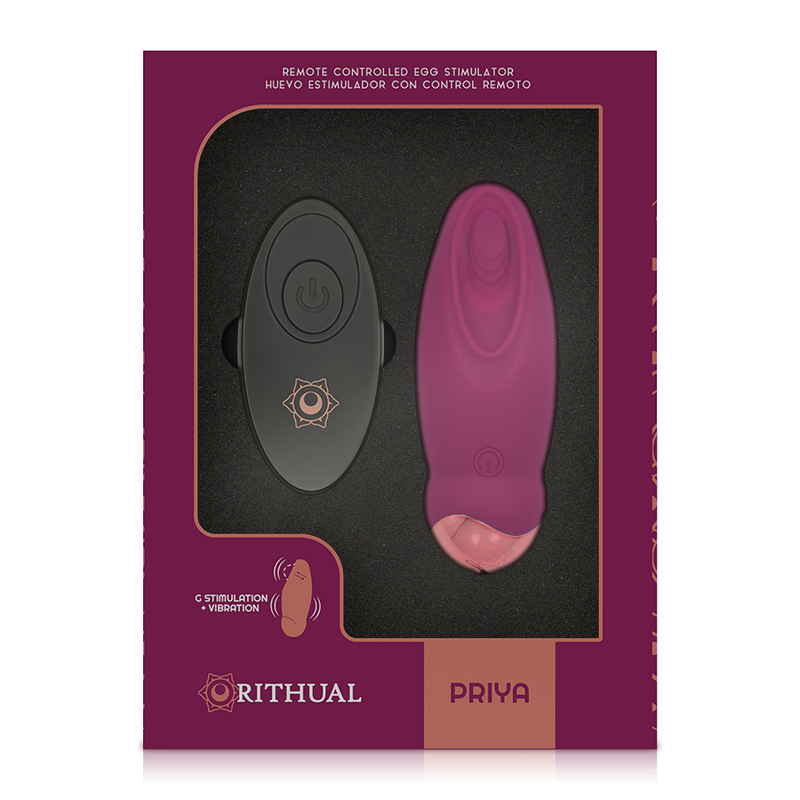 RITHUAL - PRIYA EGG TÉLÉCOMMANDE G-SPOT + VIBRATION - Sensualia