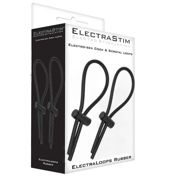 ELECTRASTIM - CAOUTCHOUC ADJ. BOUCLES DE BITE ET SCROTALES - Sensualia