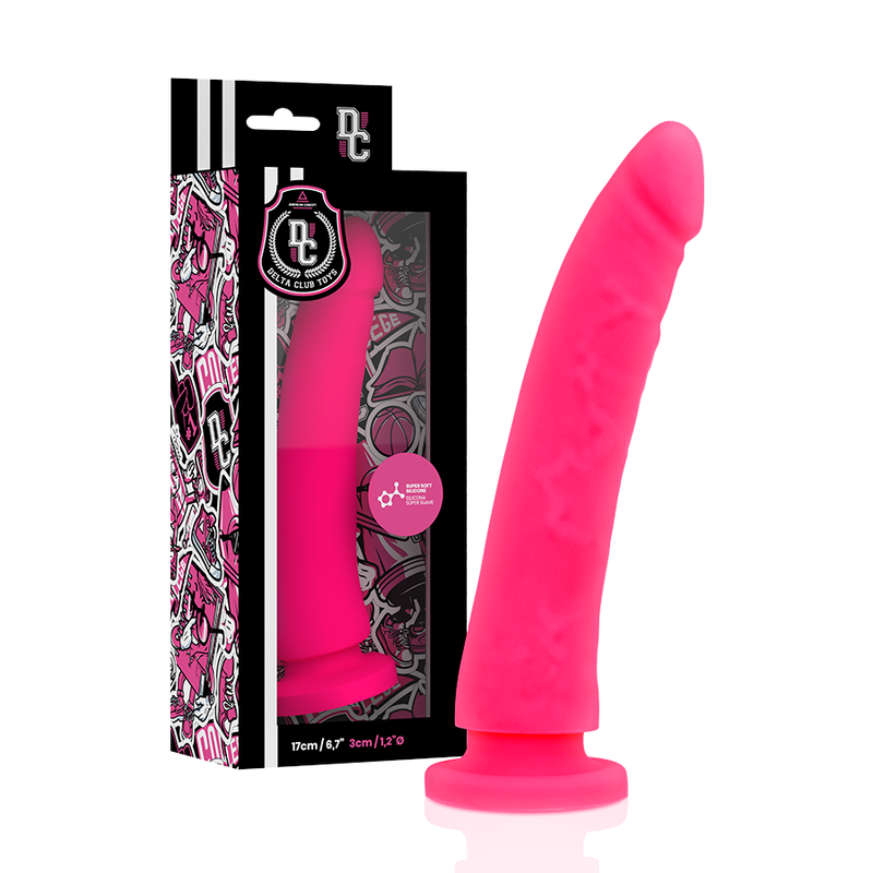 DELTA CLUB - TOYS HARNAIS + DONG SILICONE ROSE 17 CM -O- 3 CM - Sensualia