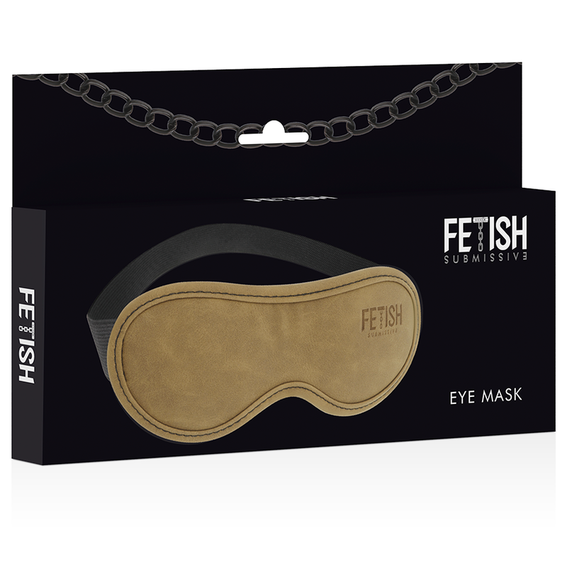 FETISH SUBMISSIVE ORIGEN - MASQUE EN CUIR VÉGAN AVEC DOUBLURE EN NÉOPRÈNE - Sensualia