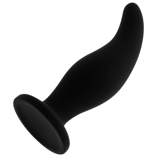 OHMAMA - PLUG ANAL EN SILICONE COURBÉ POINT P 12 CM OHMAMA