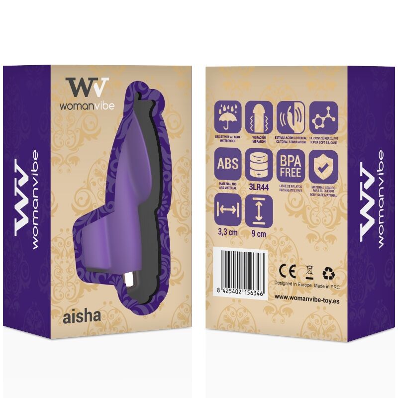 WOMANVIBE - FINGER DE STIMULATEUR EN SILICONE AISHA FEMME - Sensualia