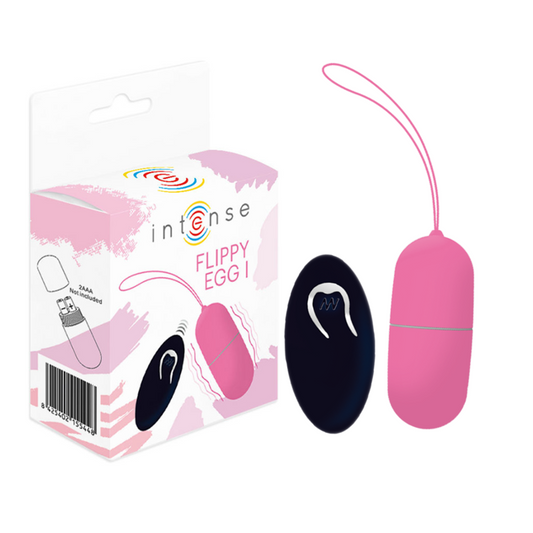 INTENSE - OEUF VIBRANT FLIPPY I AVEC TÉLÉCOMMANDE ROSE - Sensualia