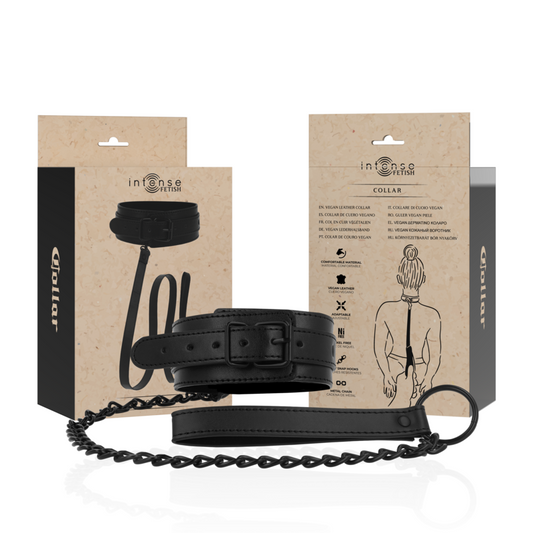 INTENSE - FETISH COLLIER EN CUIR VEGAN - Sensualia
