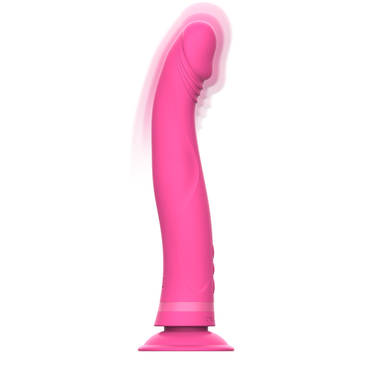 INTENSE - GODE VIBRATEUR EN SILICONE ROSE MICHELANGELO - Sensualia