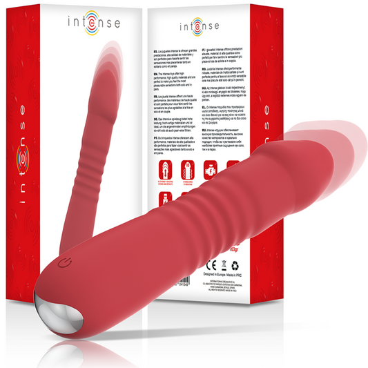 INTENSE - JUNI UP & DOWN 10 VIBRATIONS ROUGES - Sensualia