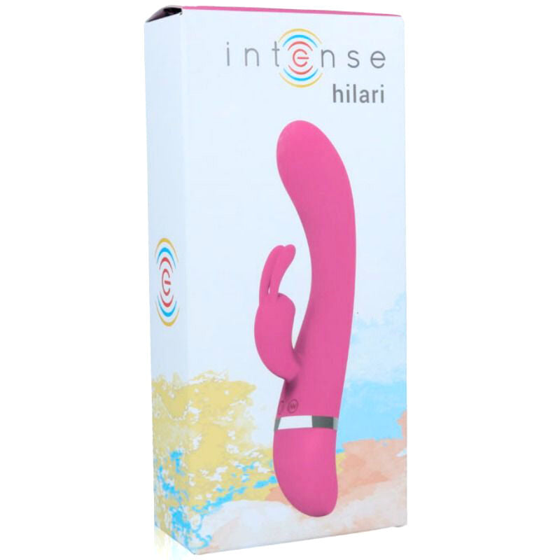 INTENSE - VIBRATEUR DE LUXE EN SILICONE ROSE HILARI - Sensualia