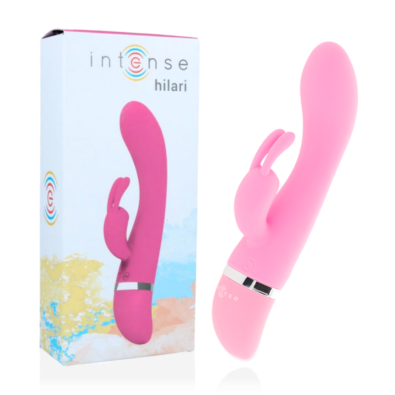 INTENSE - VIBRATEUR DE LUXE EN SILICONE ROSE HILARI - Sensualia