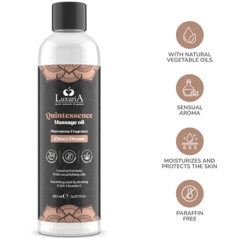 INTIMATELINE LUXURIA - HUILE DE MASSAGE CHOCOLAT 150 ML - Sensualia