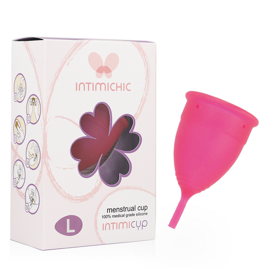 INTIMICHIC - COUPE MENSTRUELLE EN SILICONE MÉDICALE - TAILLE L - Sensualia