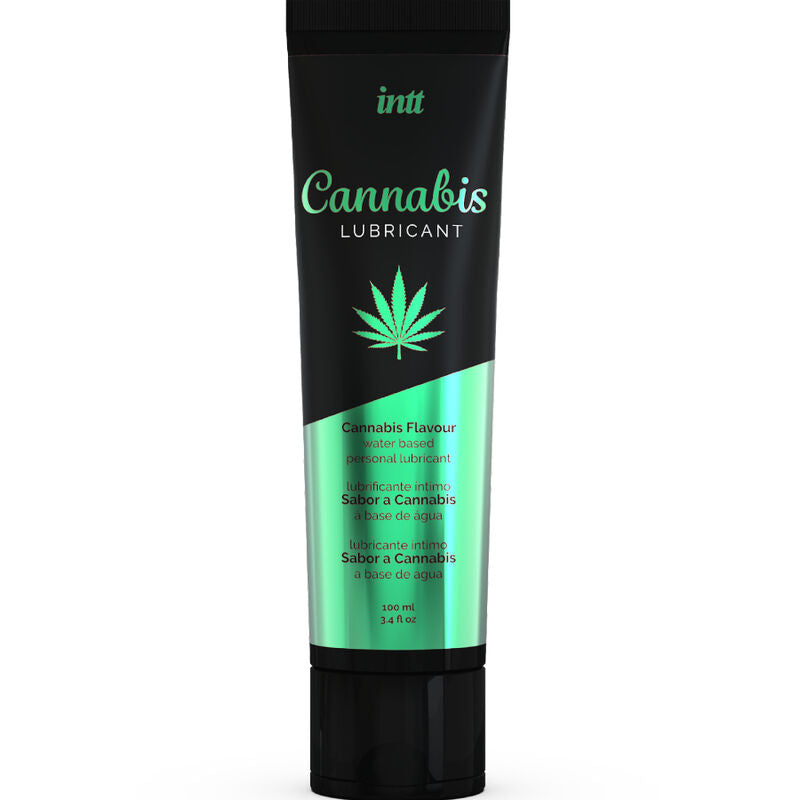INTT LUBRICANTS - LUBRIFIANT INTIME A BASE D''EAU SAVEUR CANNABIS - Sensualia