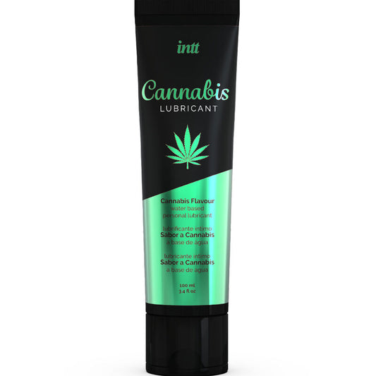 INTT LUBRICANTS - LUBRIFIANT INTIME A BASE D''EAU SAVEUR CANNABIS - Sensualia