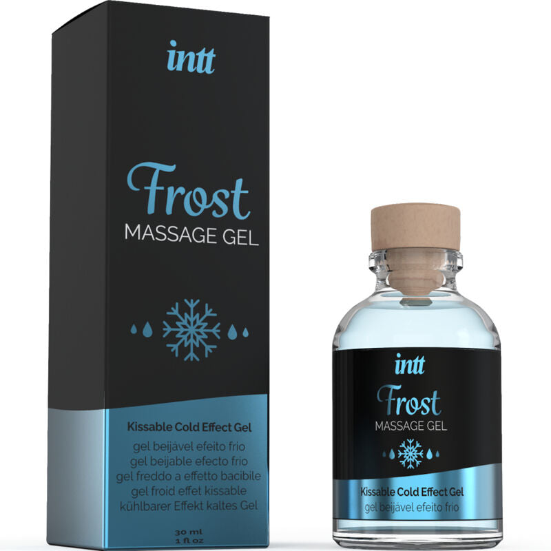 INTT MASSAGE & ORAL SEX - GEL DE MASSAGE SAVEUR MENTHE EFFET FROID INTENSE - Sensualia