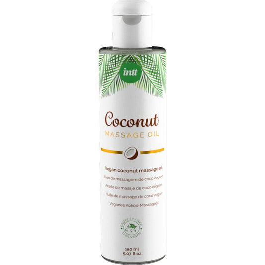 INTT - HUILE DE MASSAGE VÉGÉTALIENNE DOUCE AU SAVEUR RELAXANTE DE NOIX DE COCO - Sensualia