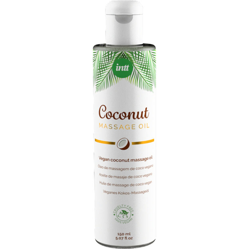 INTT - HUILE DE MASSAGE VÉGÉTALIENNE DOUCE AU SAVEUR RELAXANTE DE NOIX DE COCO - Sensualia