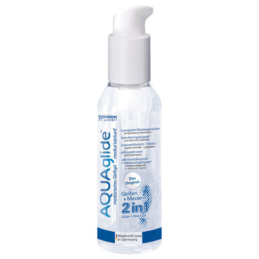 JOYDIVISION AQUAGLIDE - MASSAGE 2 EN 1 125ML - Sensualia