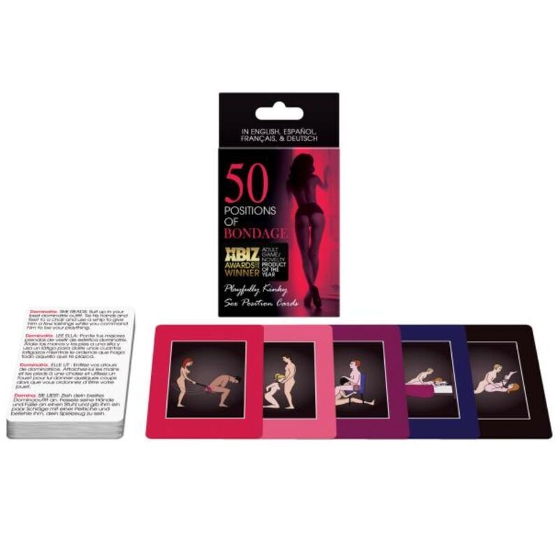 KHEPER GAMES - 50 POSITIONS DE CARTES BONDAGE - Sensualia