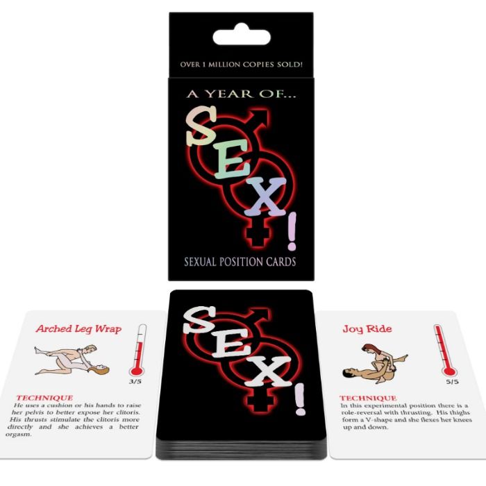 KHEPER GAMES - CARTES DE POSITION SEXUELLE UN AN DE... SEXE ! - Sensualia