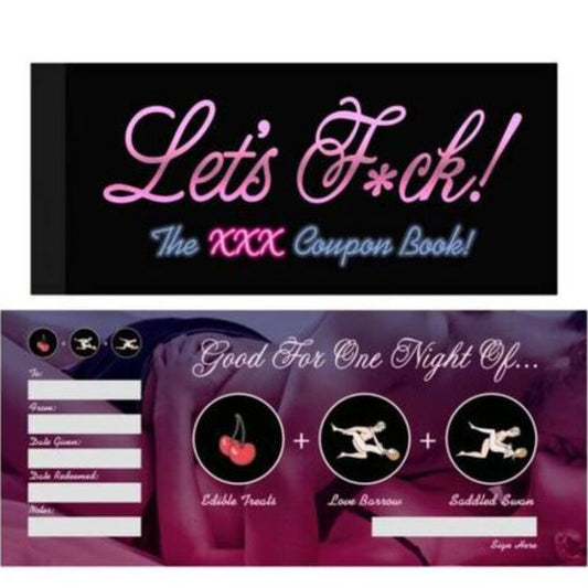 KHEPER GAMES - LETS F * CK COUPONS / EN - Sensualia
