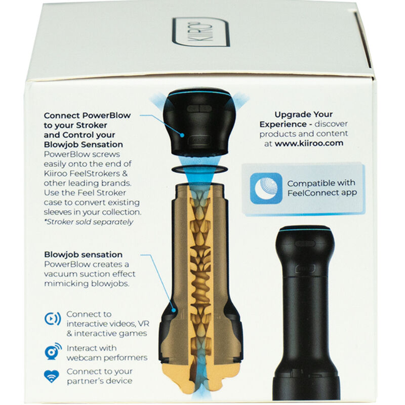 KIIROO - APPAREIL DASPIRATION INTERACTIF POWERBLOW - Sensualia