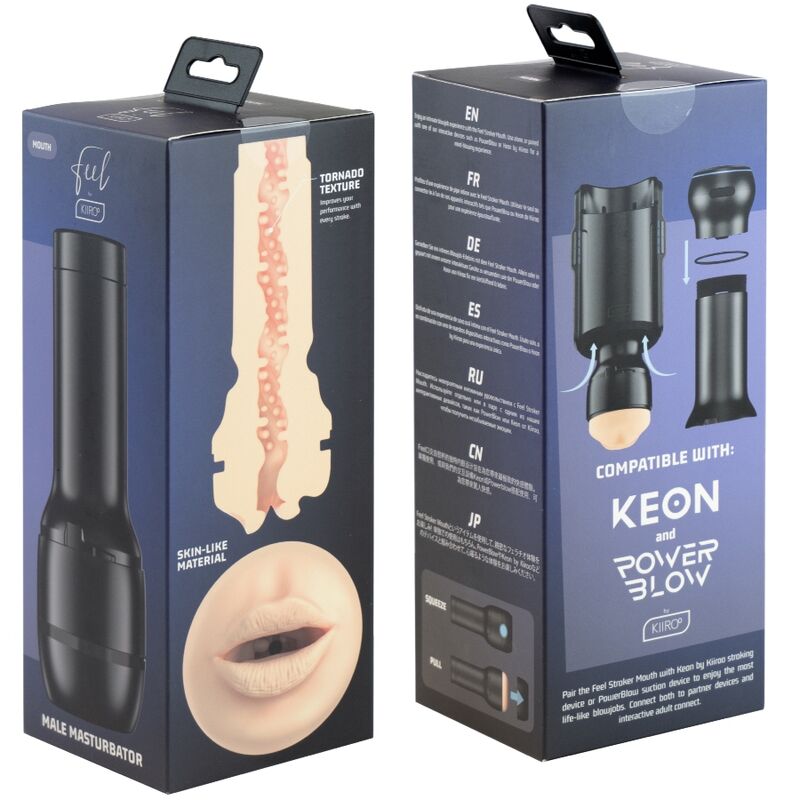 KIIROO - FEEL KIIROO MASTURBATEUR BOUCHE - Sensualia