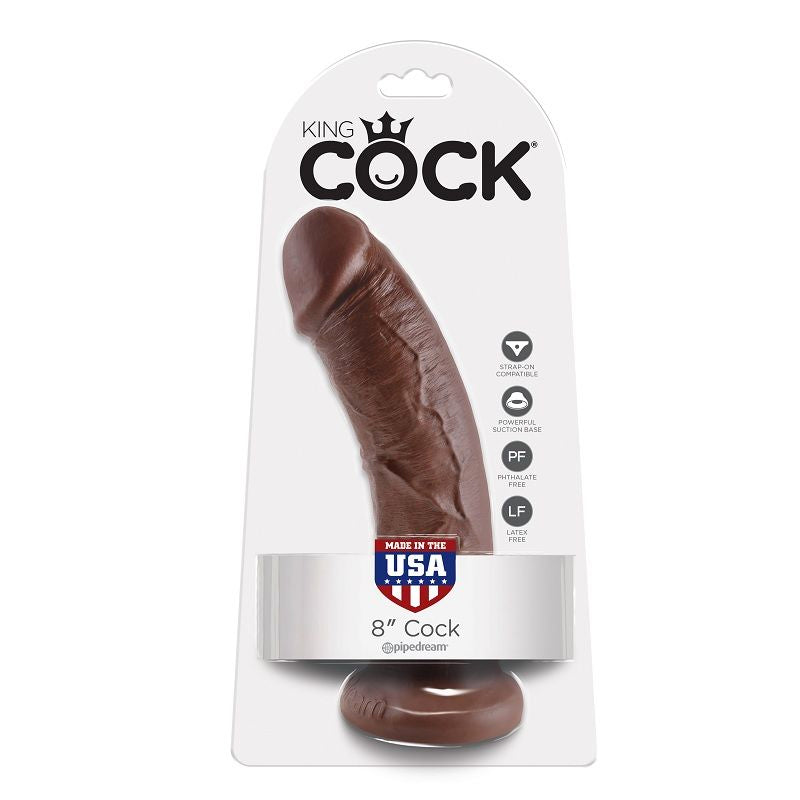 KING COCK - 8 GODE MARRON 20.3 CM - Sensualia