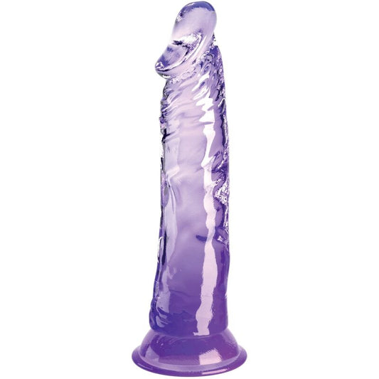 KING COCK - CLEAR PÉNIS RÉALISTE 19.7 CM VIOLET - Sensualia