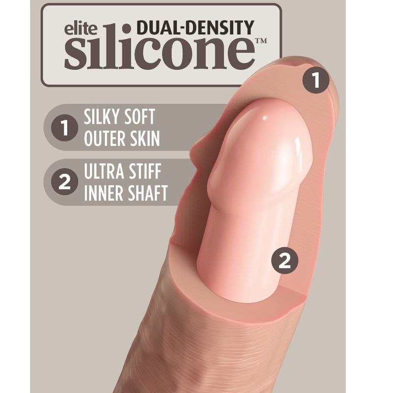 KING COCK - ELITE GODE RÉALISTE EN SILICONE 15.2 CM - Sensualia