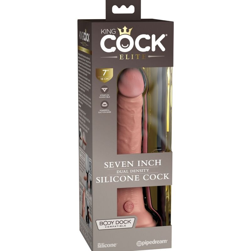 KING COCK - ELITE GODE RÉALISTE EN SILICONE 17.8 CM - Sensualia