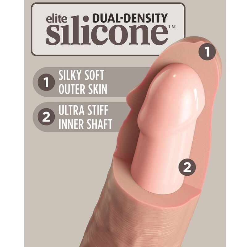 KING COCK - ELITE GODE RÉALISTE EN SILICONE 20.3 CM - Sensualia