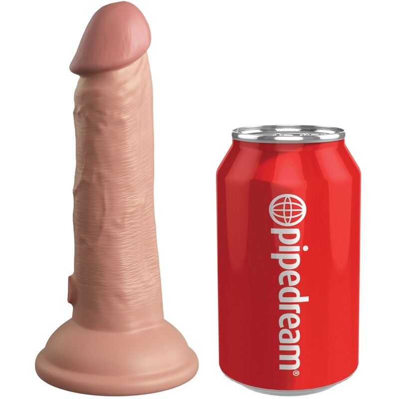 KING COCK - ELITE GODE RÉALISTE VIBRANT & SILICONE 15.2 CM - Sensualia