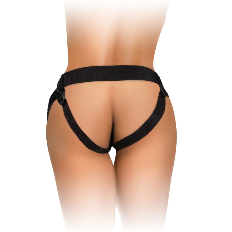 KING COCK - ELITE HARNAIS RÉGLABLE CONFORTABLE AVEC GODE 17.8 CM - Sensualia