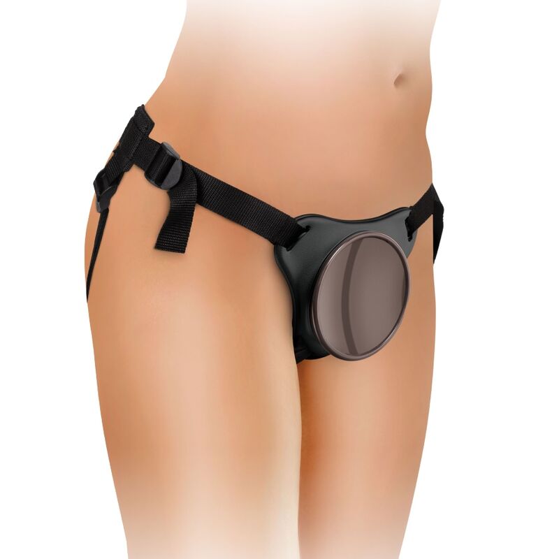 KING COCK - ELITE HARNAIS RÉGLABLE CONFORTABLE AVEC GODE 17.8 CM - Sensualia