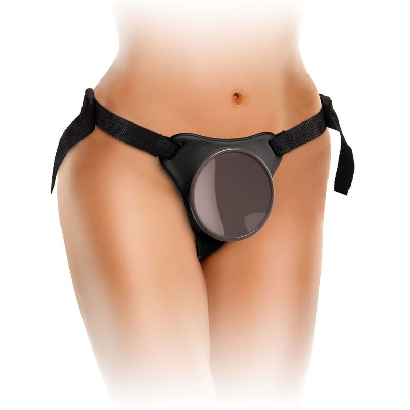 KING COCK - ELITE HARNAIS RÉGLABLE CONFORTABLE AVEC GODE 17.8 CM - Sensualia