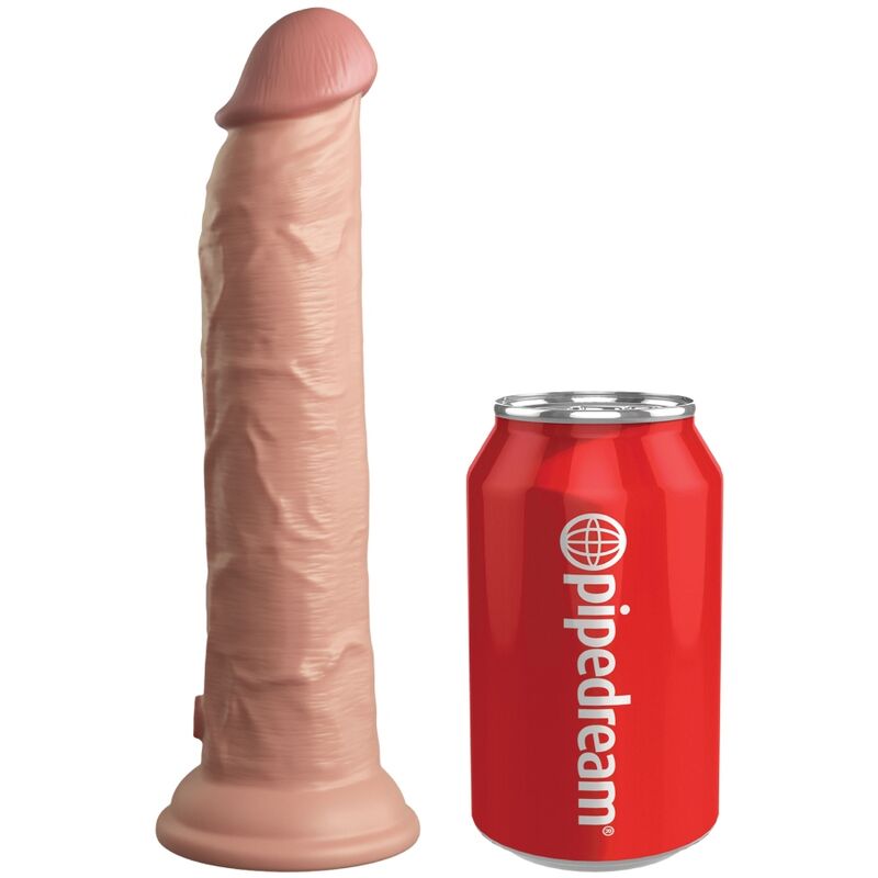 KING COCK - ELITE VIBRATEUR GODE RÉALISTE & TÉLÉCOMMANDE EN SILICONE 23 CM - Sensualia