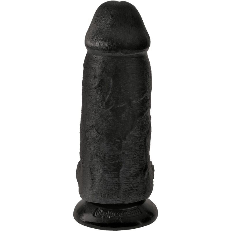 KING COCK - PÉNIS RÉALISTE CHUBBY 23 CM NOIR - Sensualia
