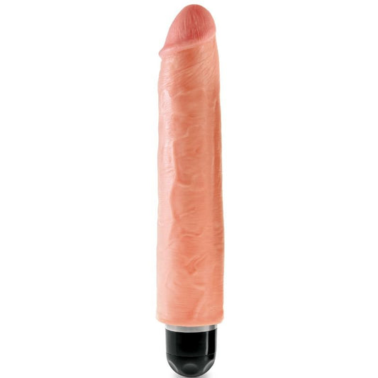 KING COCK - VIBRATEUR RIGIDE RÉALISTE 25.4 CM NATUREL - Sensualia