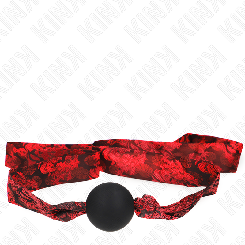 KINK - BOULE EN SILICONE SCANDALE 4,5 CM GAG MODÈLE 2 146 x 4 CM - Sensualia