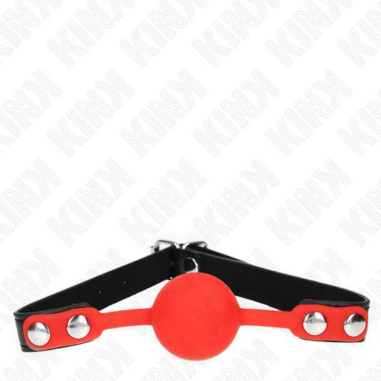 KINK - BOULE SILICONE ROUGE 4 CM BAG 60 x 2 CM - Sensualia