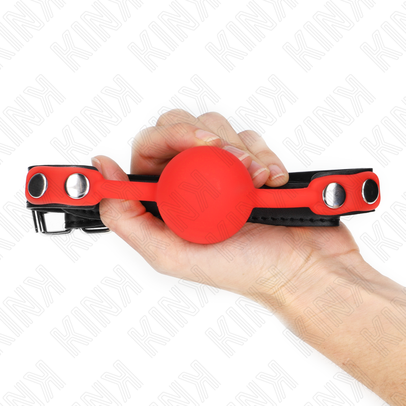 KINK - BOULE SILICONE ROUGE 4 CM BAG 60 x 2 CM - Sensualia