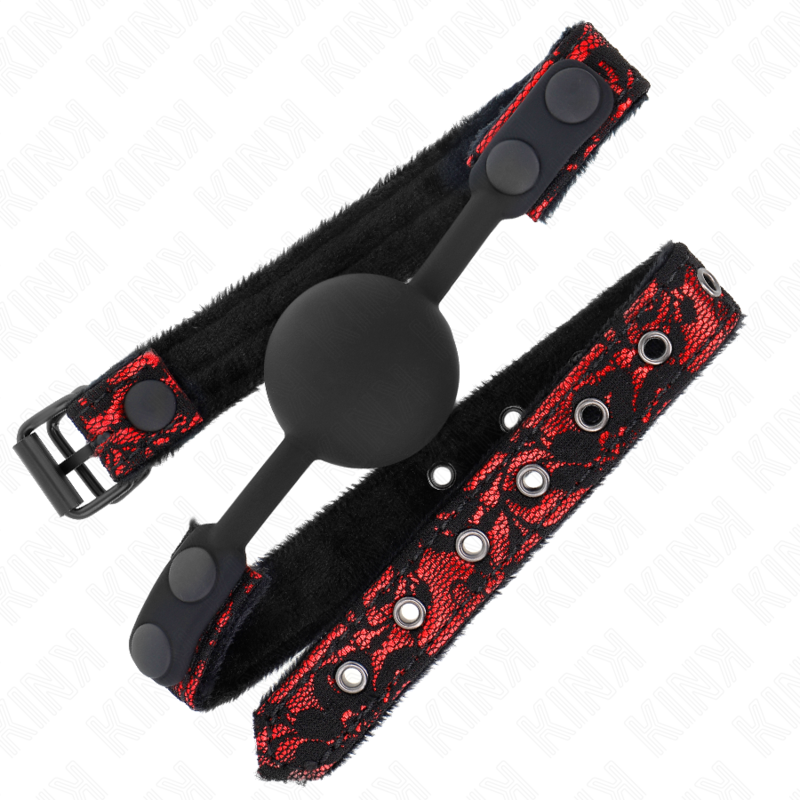 KINK - BOULE SILICONE SCANDALE 4 CM GAG MODÈLE 1 65 x 2 CM - Sensualia