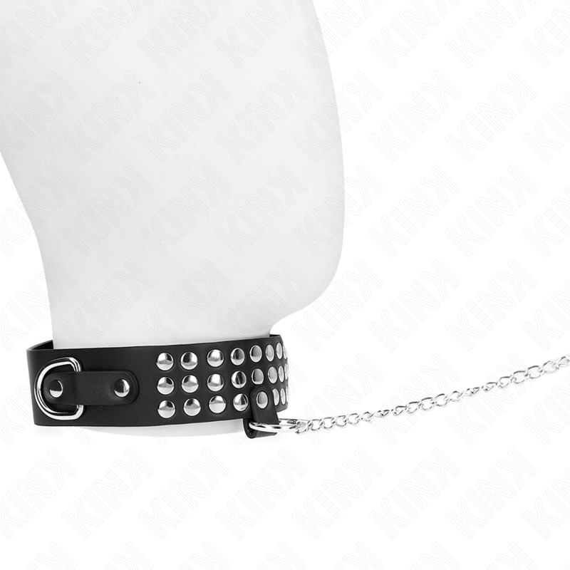 KINK - COLLIER AVEC BRACELET 65 CM AVEC BRILLANT RÉGLABLE 37-42 CM X 5,3 CM - Sensualia