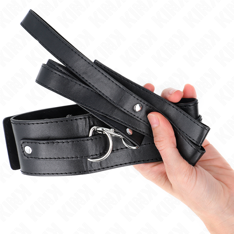 KINK - COLLIER AVEC CEINTURE 116 CM MODÈLE 1 RÉGLABLE 36-43 CM X 5 CM - Sensualia