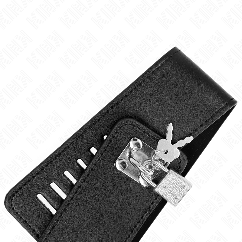 KINK - COLLIER AVEC CEINTURE 116 CM MODÈLE 2 RÉGLABLE 36-43 CM X 5 CM - Sensualia