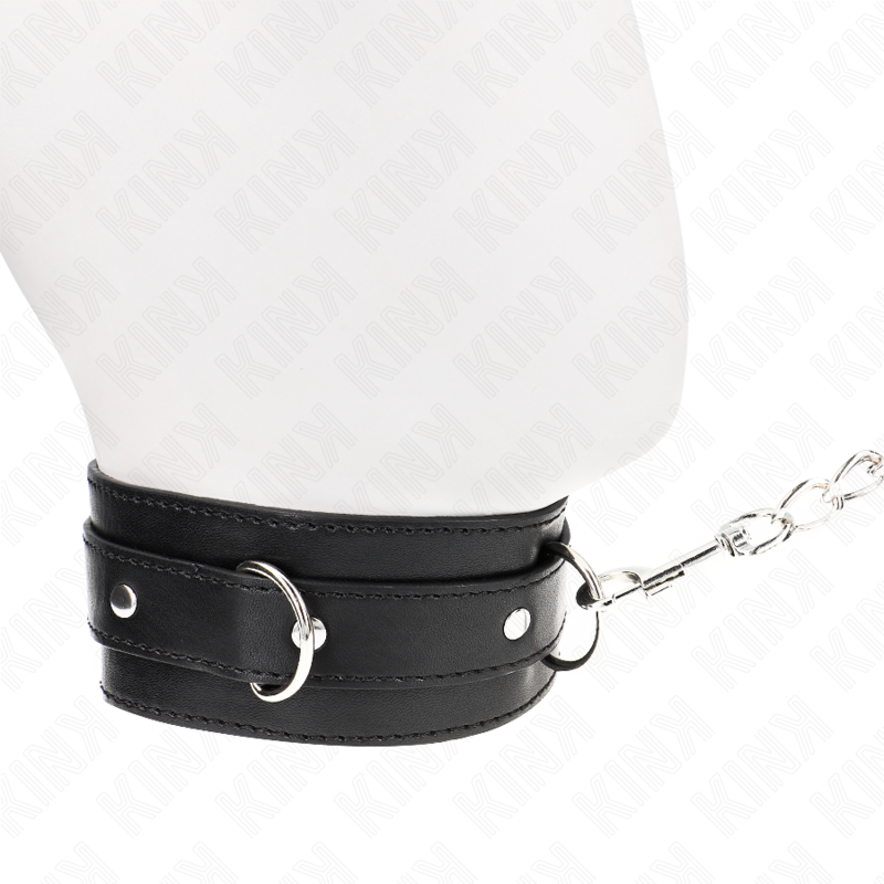 KINK - COLLIER AVEC CEINTURE 65 CM AVEC SANGLE NOIR 54 X 4,5 CM - Sensualia