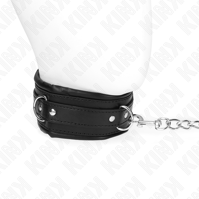 KINK - COLLIER LOURD AVEC CEINTURE 65 CM MODÈLE 4 RÉGLABLE 36,5-50 CM - Sensualia